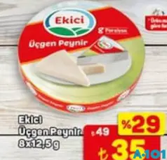 EKİCİ ÜÇGEN PEYNİR 8X12,5 G fiyat ve kampanya bilgisi